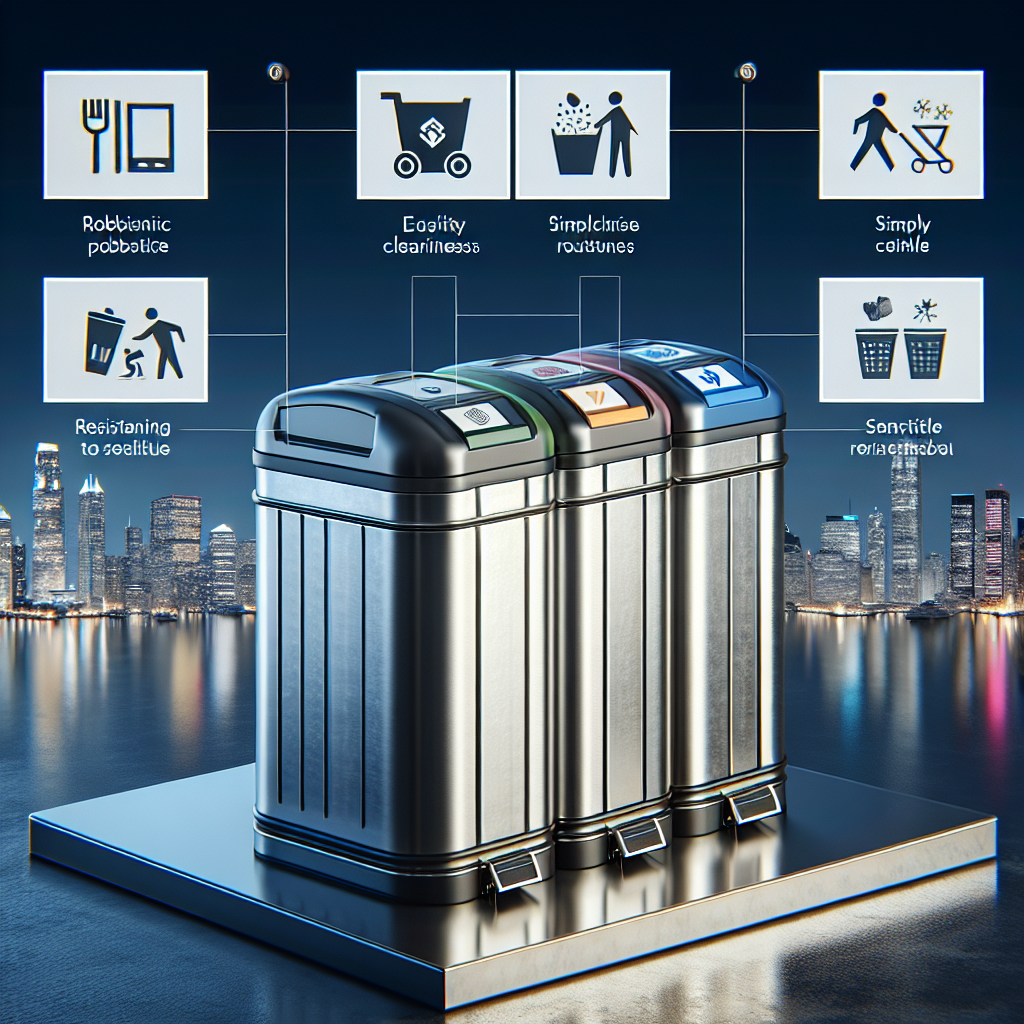 Panduan Memilih Tempat Sampah Stainless 4 in 1 untuk Rumah Sakit, Sekolah, dan Area Publik
