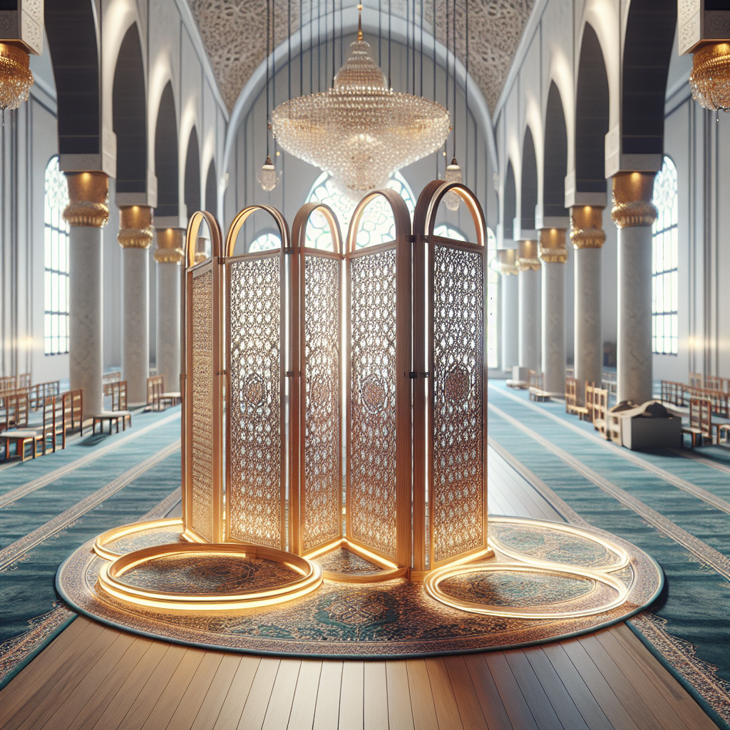 Perbedaan Pembatas Shaf Standar, Kain Ring, dan Akrilik: Panduan Memilih Sesuai Kebutuhan Masjid, Mushola, dan Aula