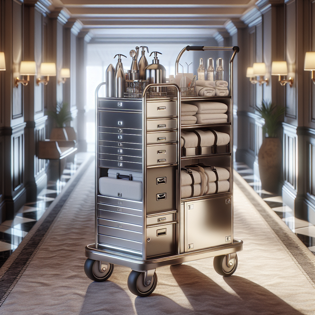 Troli Hotel Stainless untuk Housekeeping dan Bellboy: Tips Memilih Model yang Tahan Lama