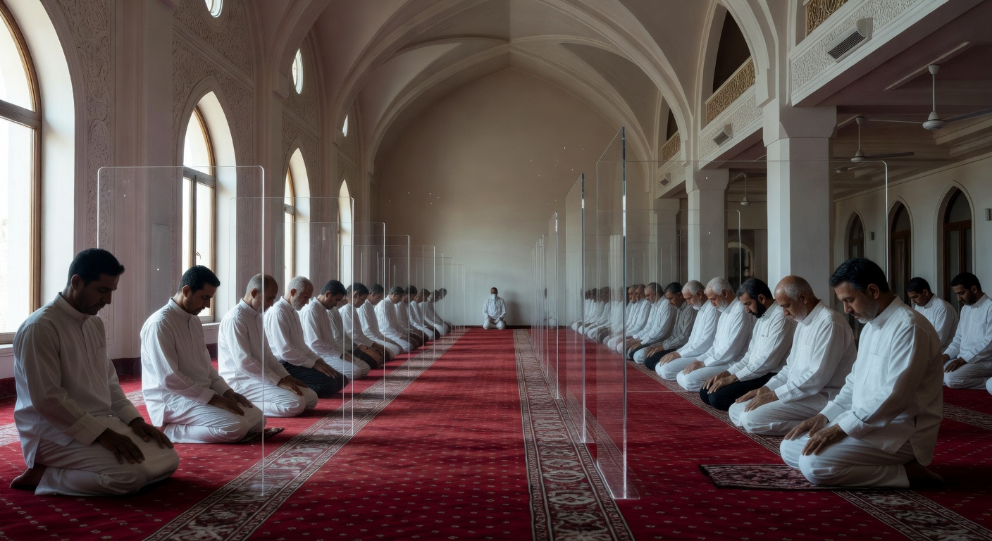 Bagaimana Pembatas Shaf Akrilik Meningkatkan Disiplin Saf dan Sirkulasi Udara Masjid