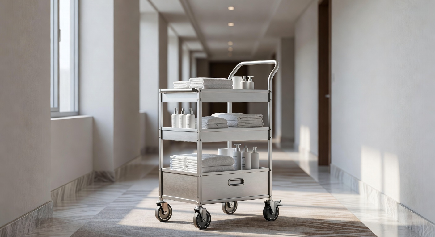 Bagaimana Troli Hotel CARRY Series Mengurangi Beban Kerja Housekeeping tanpa Mengorbankan Keawetan