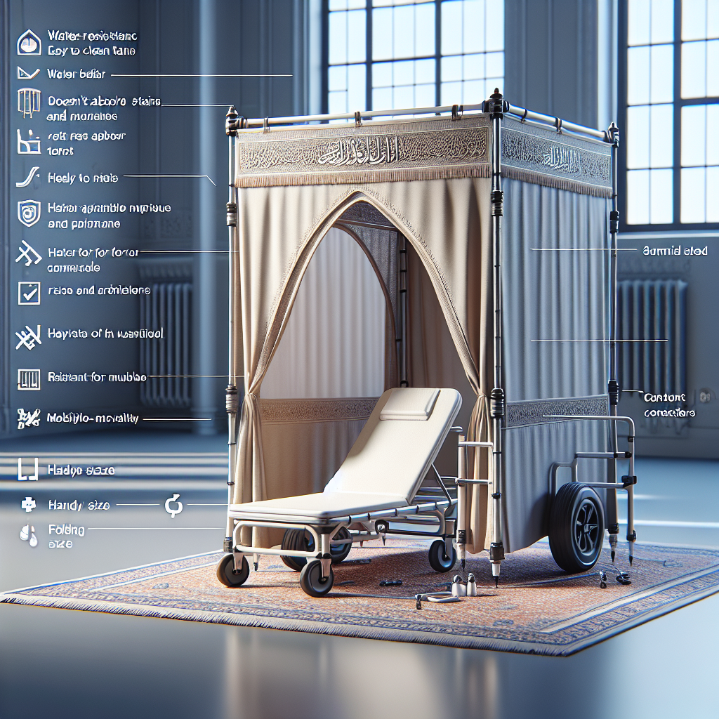 Bale Kafan dan Tenda Pemandian untuk Masjid atau RS: Titik Kritis Material, Rangka, dan Mobilitas yang Sering Terlewat Saat Pengadaan