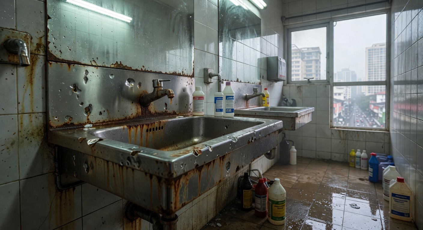 Fakta Mengejutkan tentang Ketahanan Korosi Wastafel Stainless di Lingkungan Komersial Indonesia
