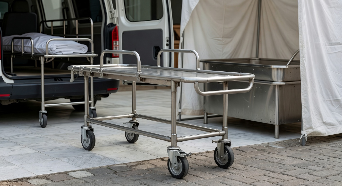 Keranda Stainless untuk Masjid dan Rumah Duka: Detail Rangka, Roda, dan Kemudahan Perawatan yang Menentukan Umur Pakai