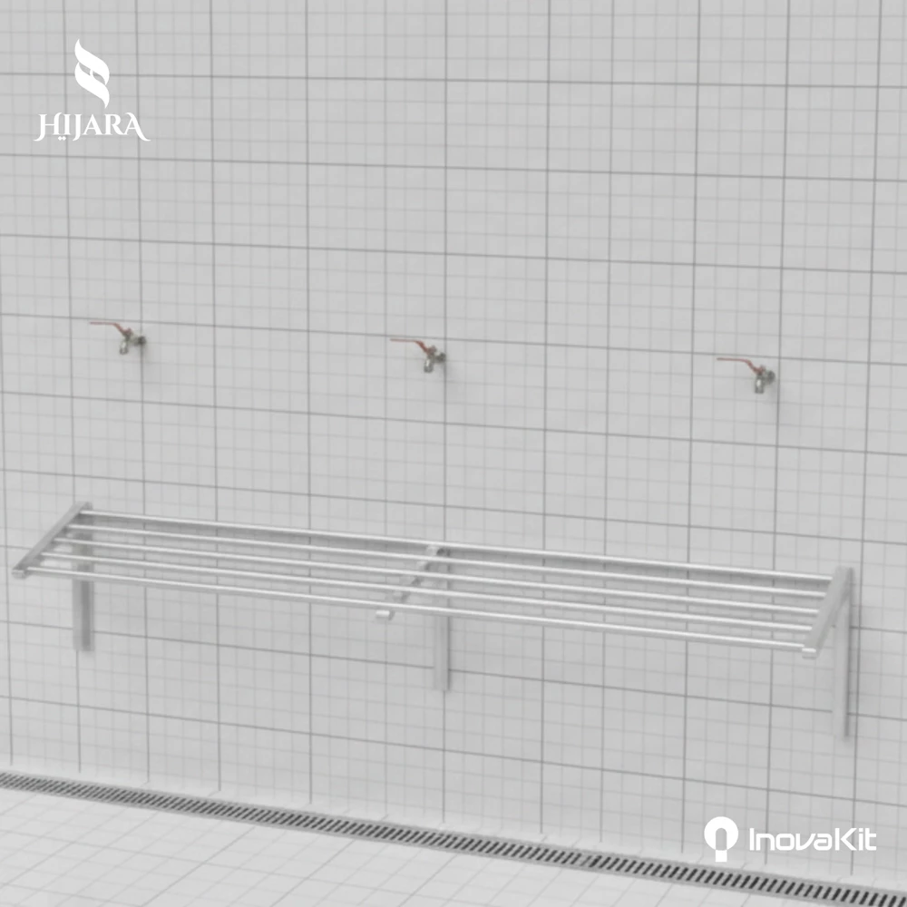 Grill Gutter Stainless Steel Dipasang