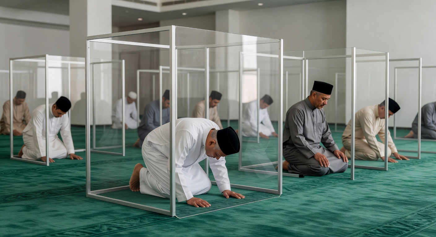 Mengapa DKM Masjid Rumah Sakit Mulai Memilih Pembatas Shaf Akrilik untuk Mengurangi Risiko Kontaminasi Silang