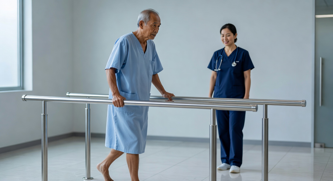 Mengapa Parallel Bar Stainless Premium Memberikan Kepercayaan Diri Lebih Tinggi pada Pasien Neuro