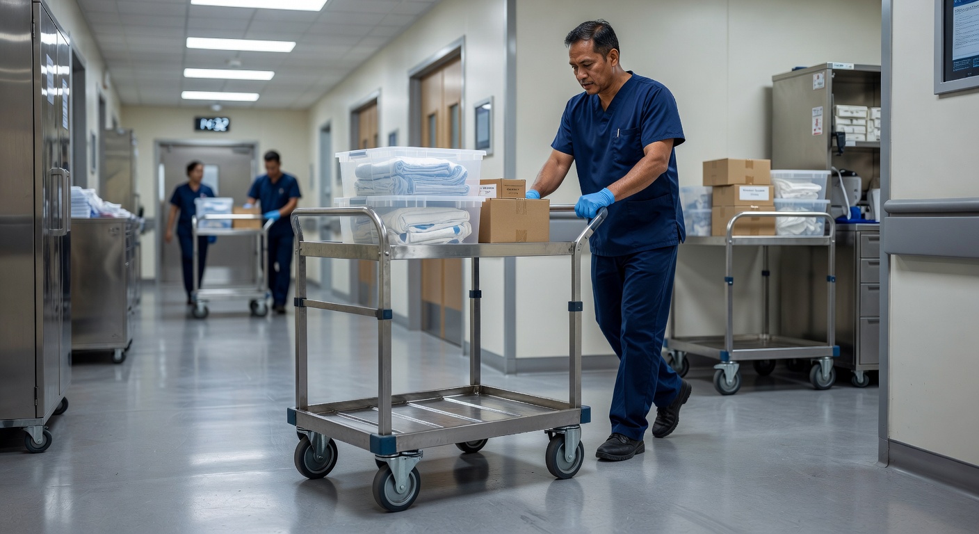 Optimalisasi Beban Kerja Logistik RS: Mengapa Troli Barang DG Series Lebih Menentukan daripada yang Terlihat