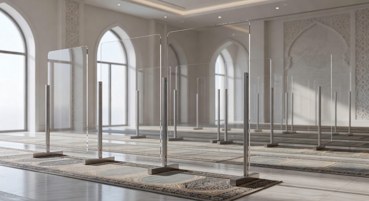 Pembatas Shaf Akrilik untuk Masjid Modern: Tampil Rapi, Mudah Dibersihkan, dan Tahan Lama