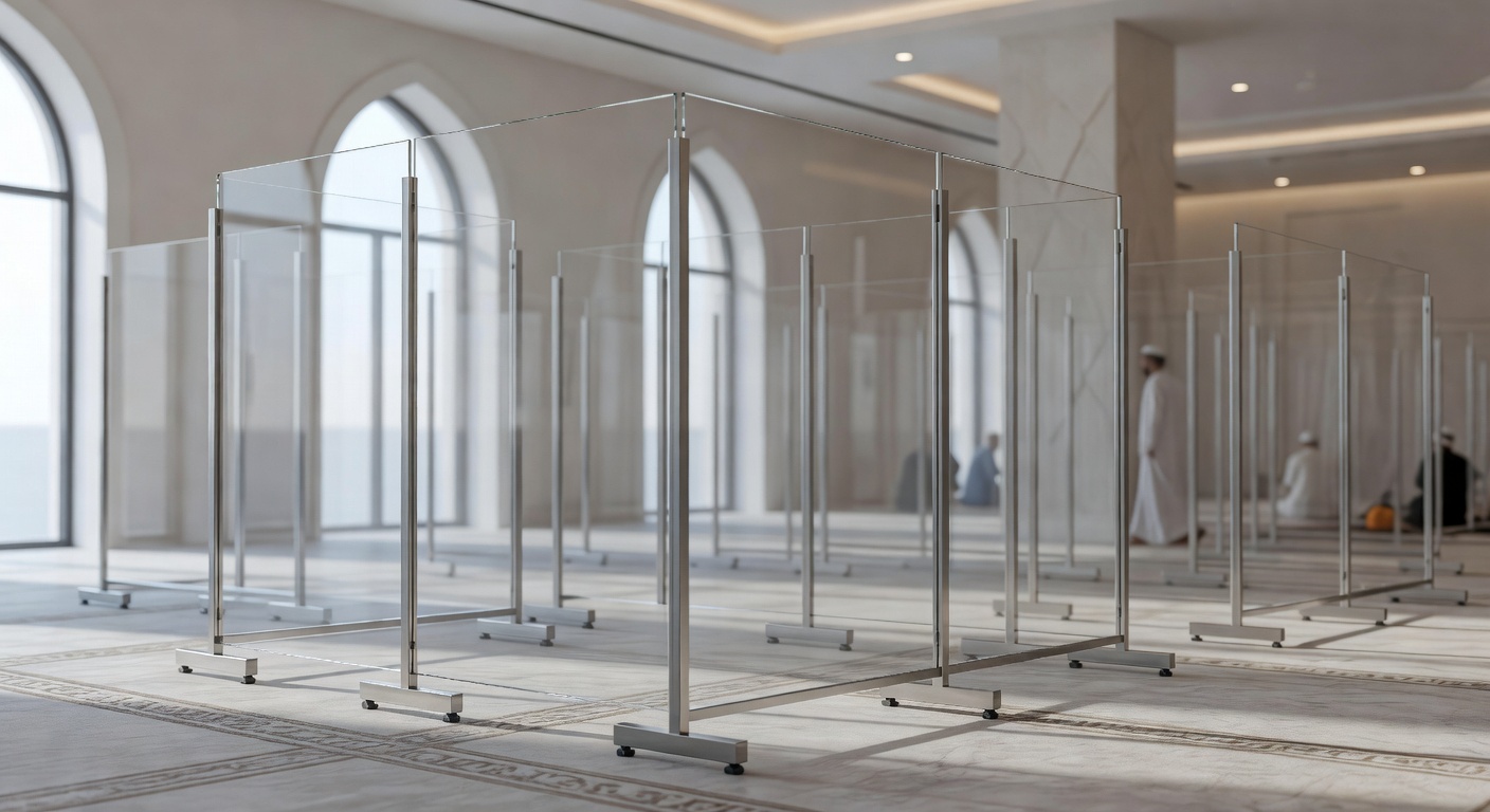 Pembatas Shaf Akrilik untuk Masjid Modern: Tampilan Rapi, Mudah Dibersihkan, dan Tahan Lama