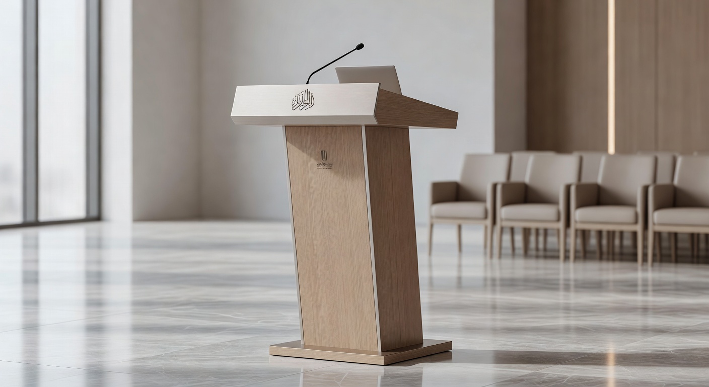 Podium Minimalis untuk Masjid, Sekolah, dan Instansi: Detail Desain yang Membuat Ruangan Terlihat Lebih Profesional