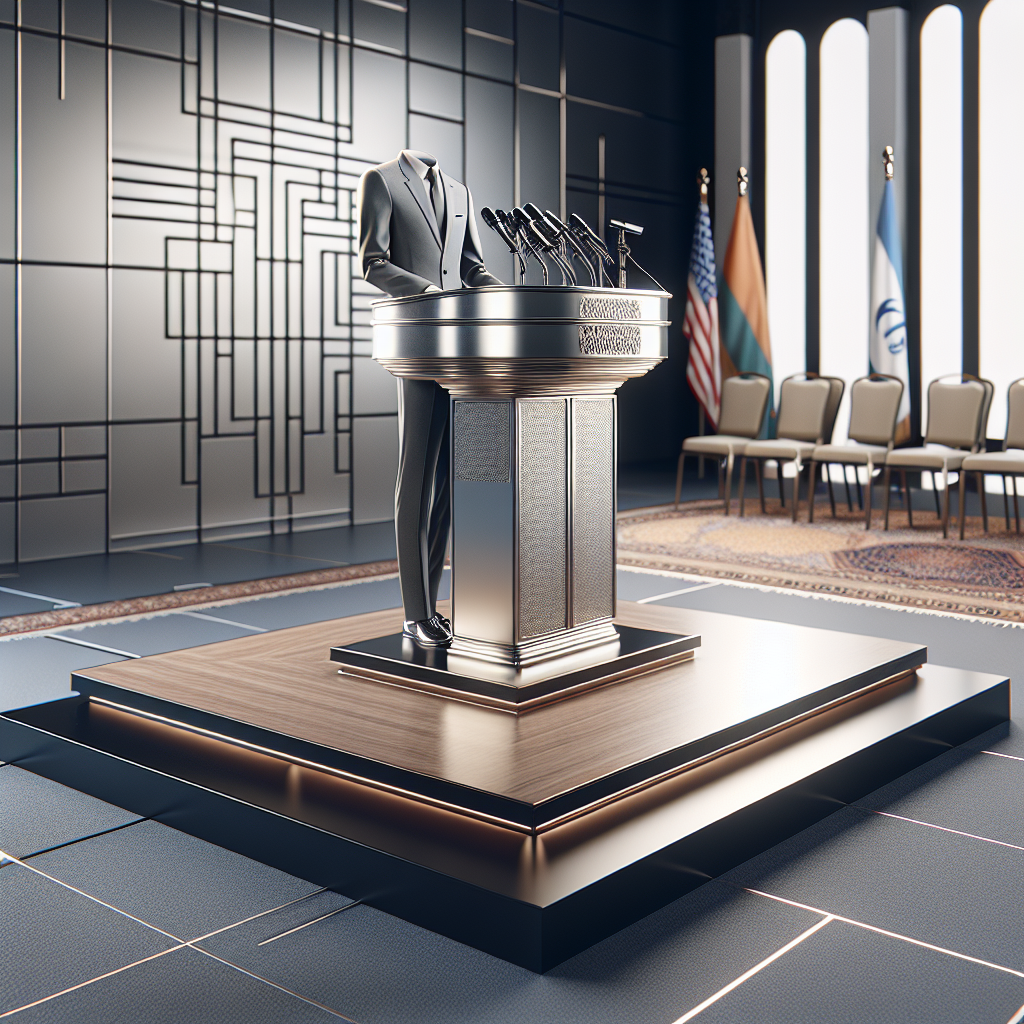 Podium Stainless untuk Masjid, Sekolah, dan Instansi: Risiko Goyang, Pantulan Suara, dan Detail Konstruksi yang Menentukan Wibawa Acara