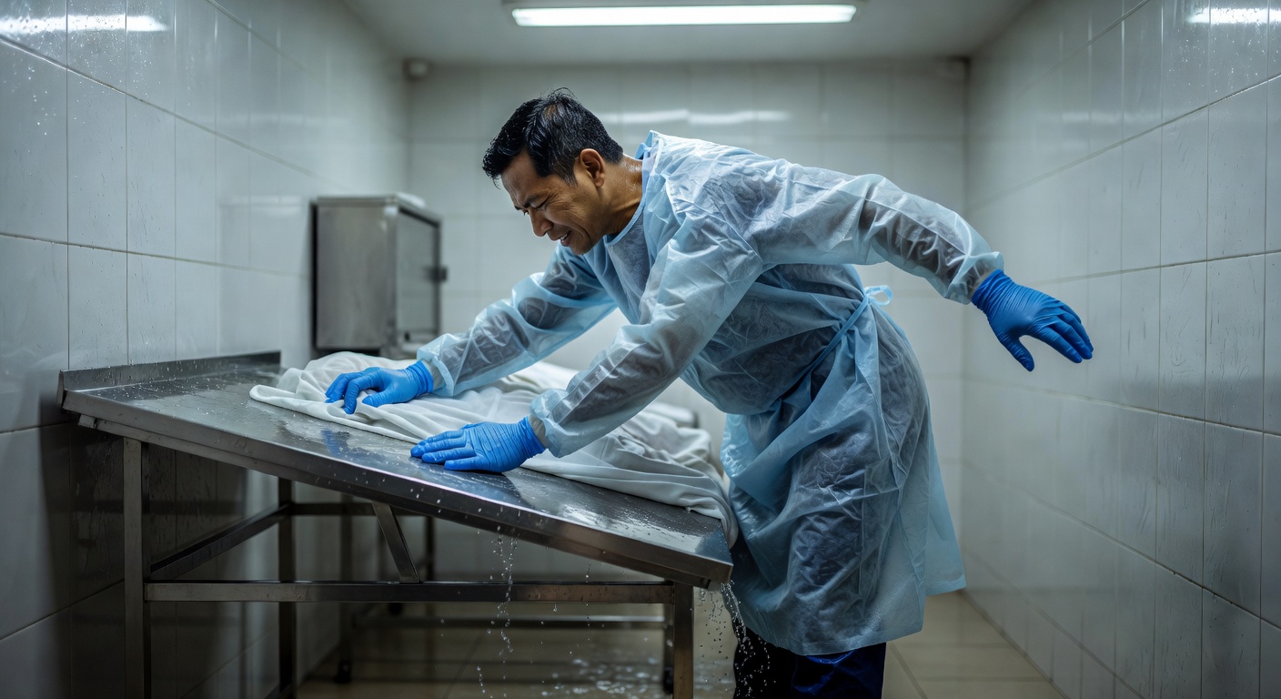 Risiko Ergonomi dan Cedera Petugas Akibat Desain Pemandian Jenazah yang Tidak Ramah Tenaga Medis