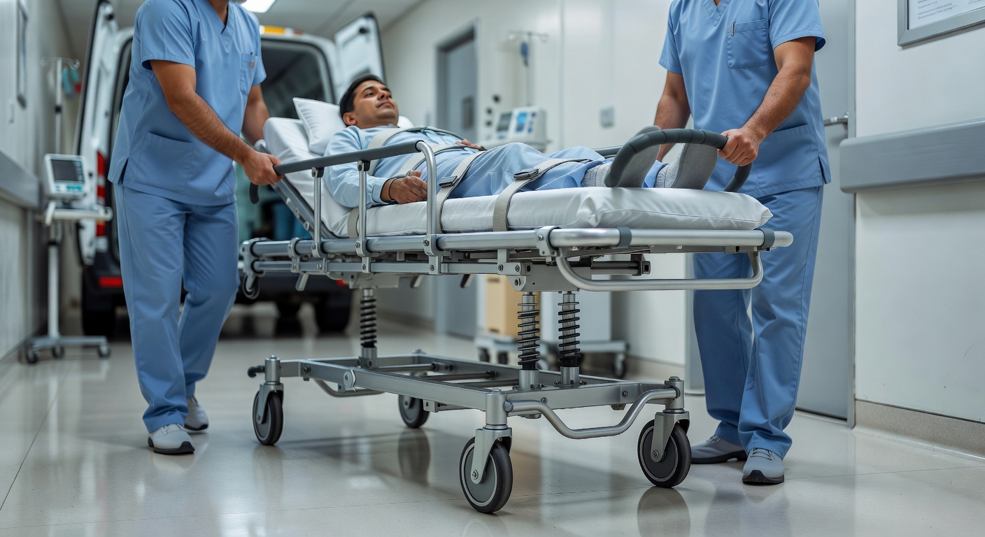 Standar Ergonomi Stretcher Jaya Madani dalam Meminimalisir Risiko Cedera Pasien Saat Evakuasi Medis