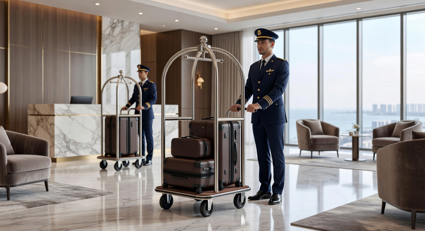 Standar Estetika dan Ergonomi Lobby: Transformasi Layanan Tamu Menggunakan Seri Troli Hotel CARRY Premium