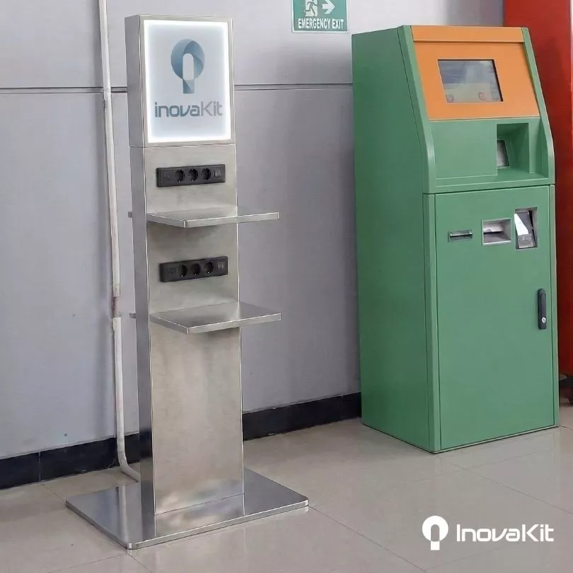 Charging Tower Stainless Steel Premium