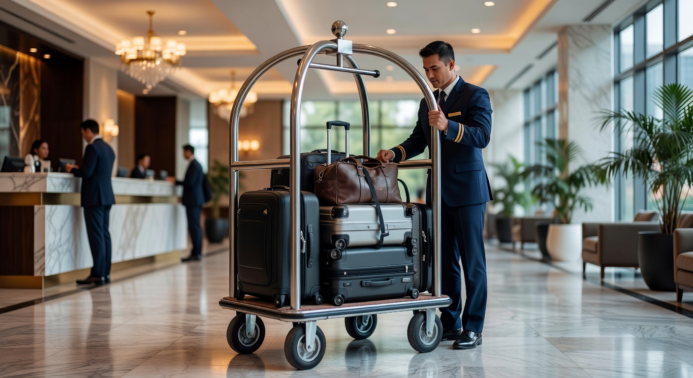 Troli Hotel Stainless yang Bikin Check-In Lebih Rapi dan Cepat: Detail Material, Kapasitas, dan Risiko Salah Pilih