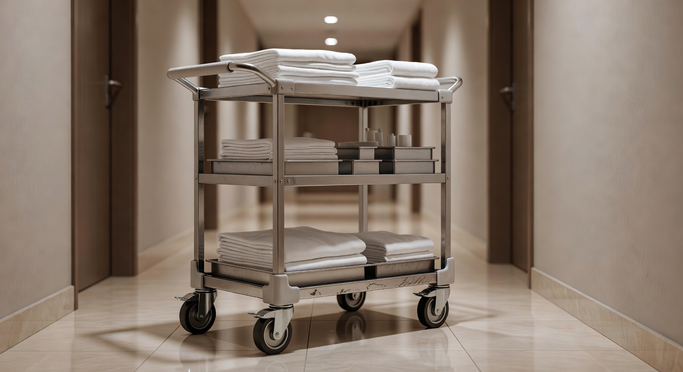 Troli Hotel Stainless yang Bikin Operasional Housekeeping Lebih Cepat: Titik Rawan Kerusakan, Kebisingan Roda, dan Detail yang Menentukan Kesan Tamu