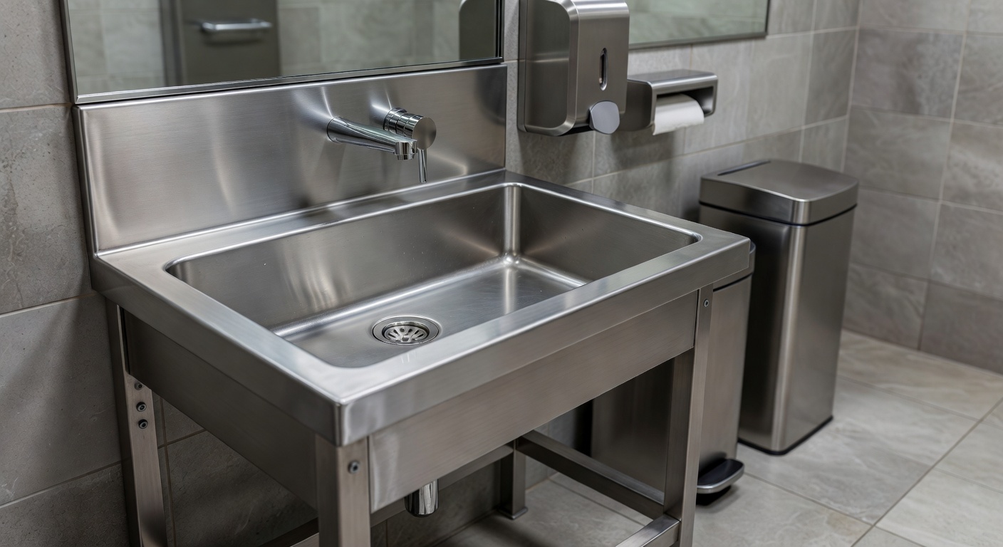 Wastafel Cuci Tangan Stainless untuk Area Publik: Detail Kecil yang Menentukan Higienitas, Daya Tahan, dan Citra Tempat Usaha